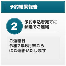 予約結果報告